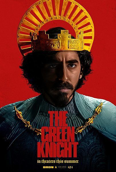 Movie poster for "THE GREEN KNIGHT"