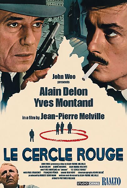 Movie poster for "LE CERCLE ROUGE"
