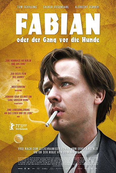 Movie poster for "FABIAN ODER DER GANG VOR DIE HUNDE"