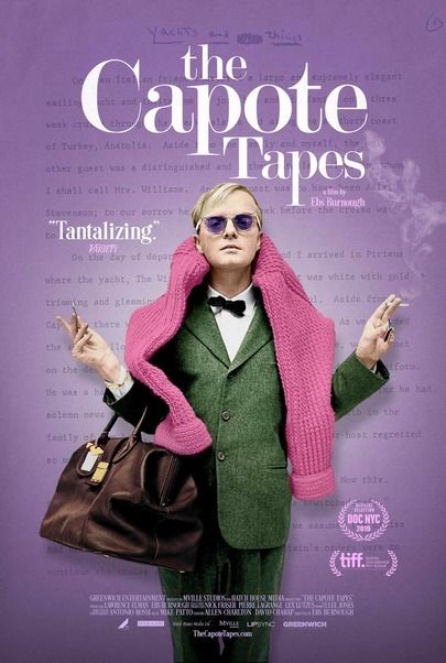 Movie poster for "THE CAPOTE TAPES"