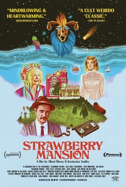Movie poster for "STRAWBERRY MANSION"