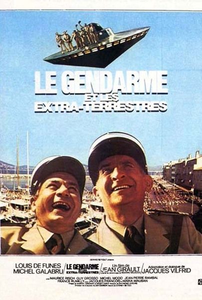Movie poster for "LE GENDARME ET LES EXTRATERRESTRES"