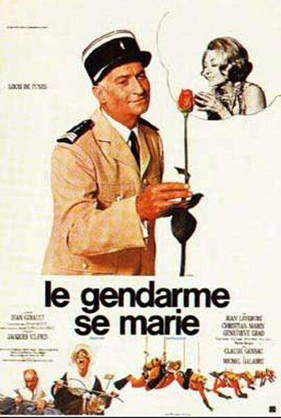 Movie poster for "LE GENDARME SE MARIE"