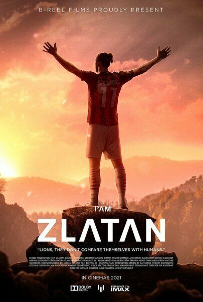 Movie poster for "I AM ZLATAN"
