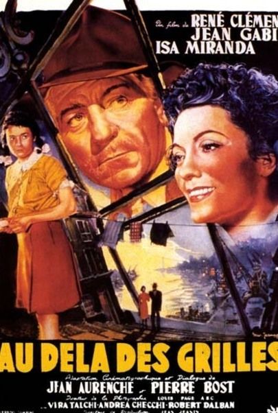 Movie poster for "AU-DELA DES GRILLES"