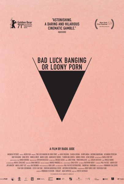 Movie poster for "BAD LUCK BANGING OR LOONY PORN"