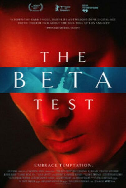 Movie poster for "THE BETA TEST"