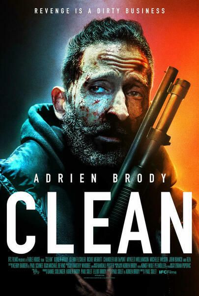 Movie poster for "CLEAN"