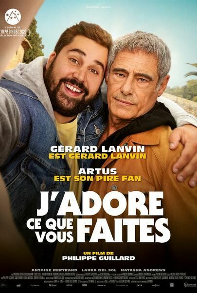 Movie poster for "J'ADORE CE QUE VOUS FAITES"