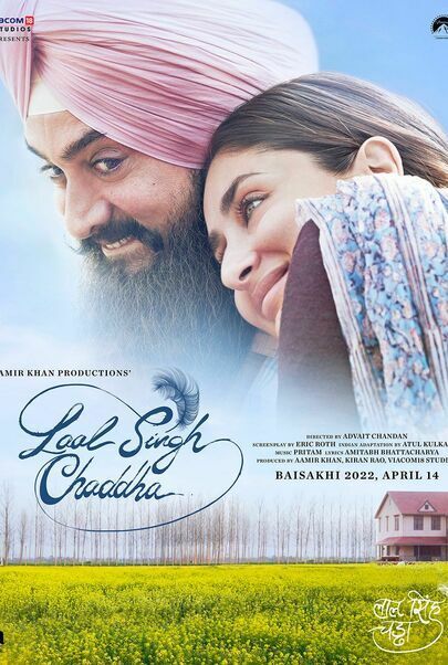 Movie poster for "LAAL SINGH CHADDHA"