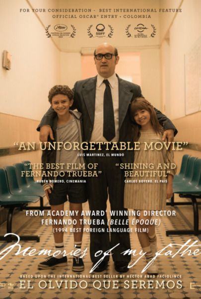 Movie poster for "MEMORIES OF MY FATHER "
