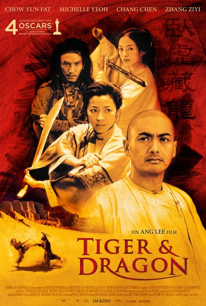 Movie poster for "CROUCHING TIGER HIDDEN DRAGON"