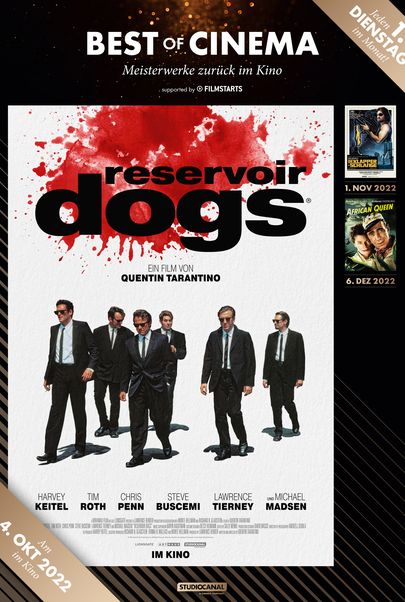 Movie poster for "RESERVOIR DOGS"