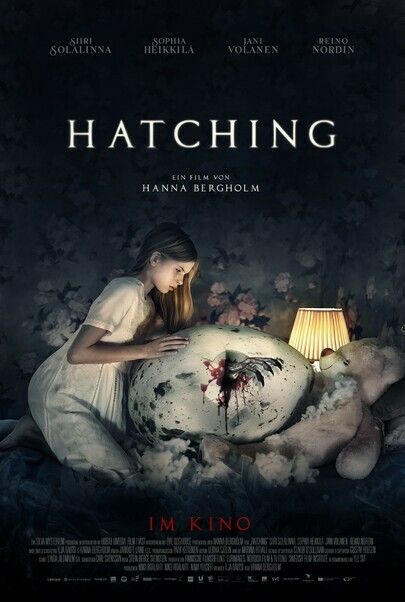 Movie poster for "HATCHING"