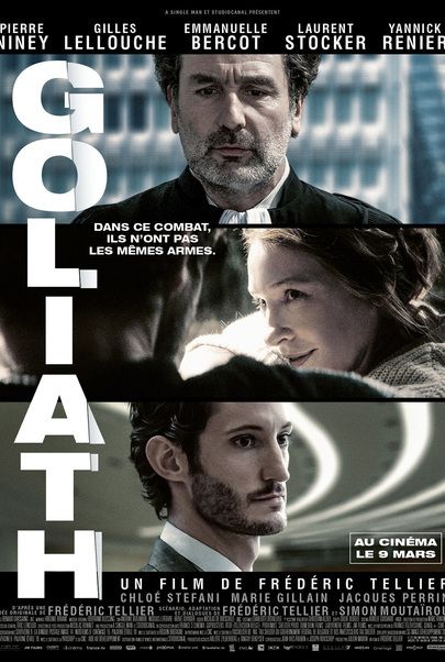 Movie poster for "GOLIATH"
