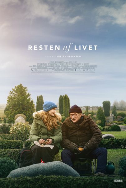 Movie poster for "RESTEN AF LIVET"