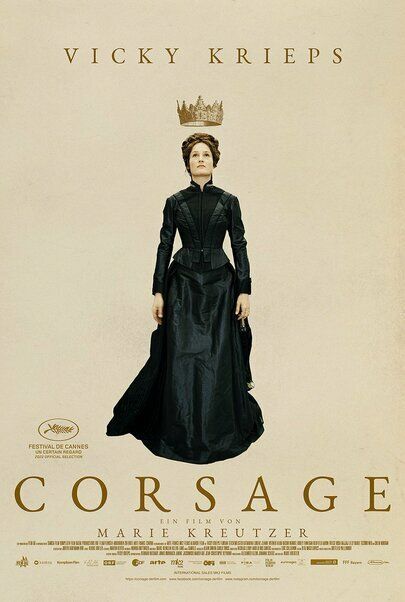 Movie poster for "CORSAGE - FILMSTART IN ÖSTERREICH"