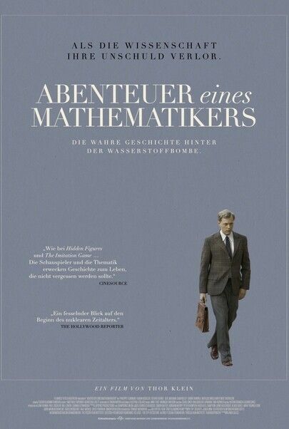 Movie poster for "ADVENTURES OF A MATHEMATICIAN"