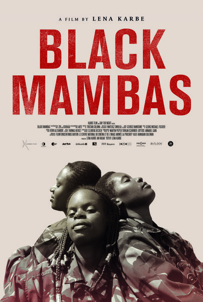 Movie poster for "BLACK MAMBAS"