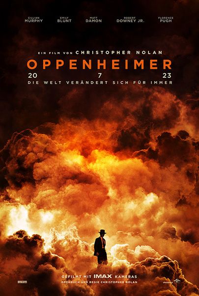 Movie poster for "OPPENHEIMER"