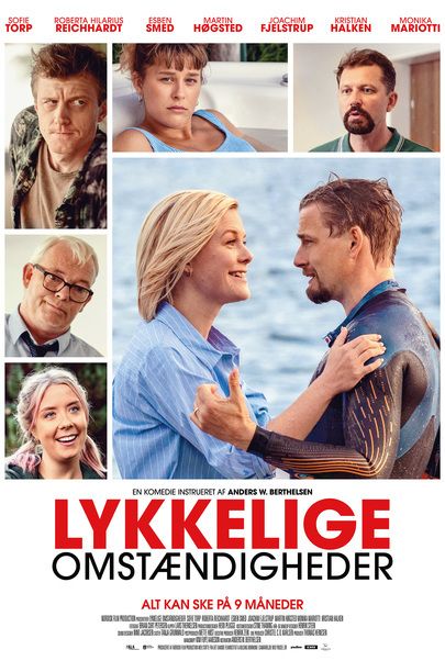 Movie poster for "LYKKELIGE OMSTÆNDIGHEDER"