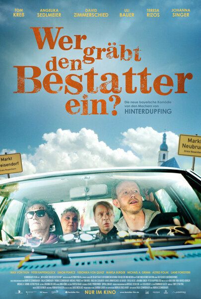 Movie poster for "WER GRÄBT DEN BESTATTER EIN?"