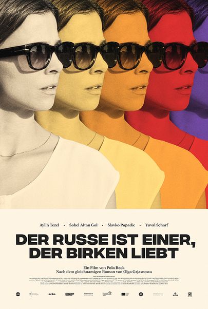 Movie poster for "DER RUSSE IST EINER, DER BIRKEN LIEBT"