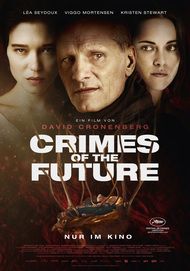 Movie poster for "CRIMES OF THE FUTURE"