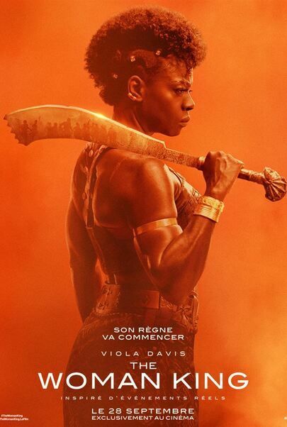 Movie poster for "THE WOMAN KING"