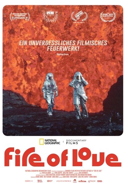 Movie poster for "FIRE OF LOVE"