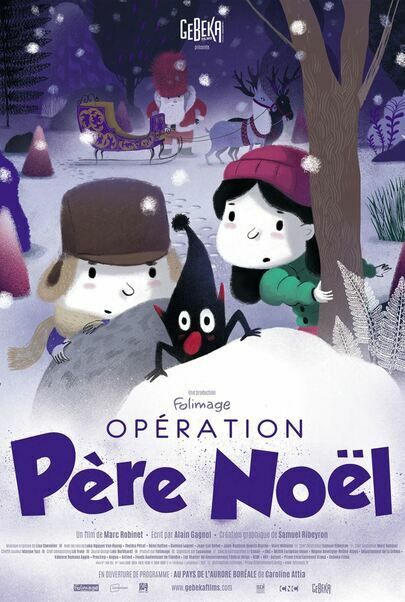 Movie poster for "OPÉRATION PÈRE NOËL"