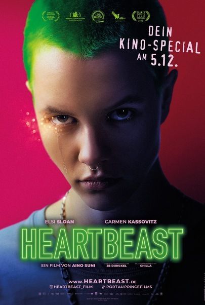 Movie poster for "HEARTBEAST"