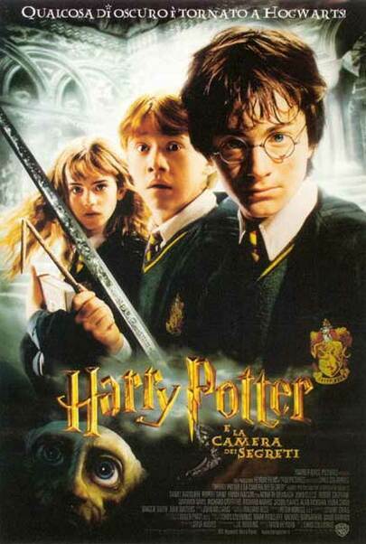Movie poster for "HARRY POTTER E LA CAMERA DEI SEGRETI"