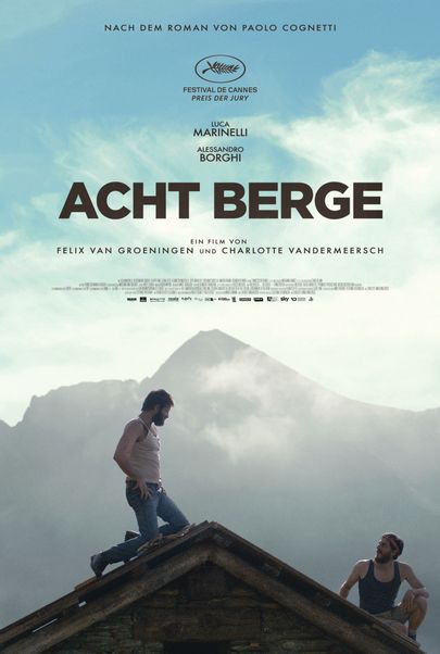 Movie poster for "THE EIGHT MOUNTAINS"