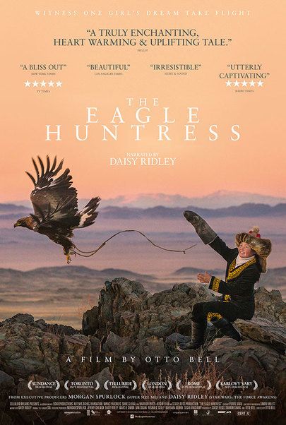 Movie poster for "THE EAGLE HUNTRESS "
