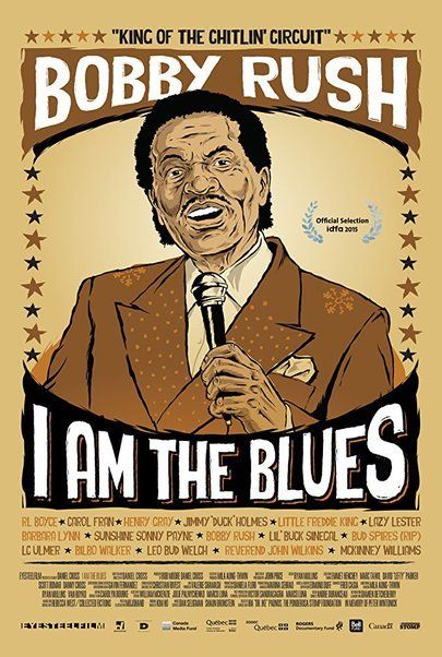 Movie poster for "I AM THE BLUES"