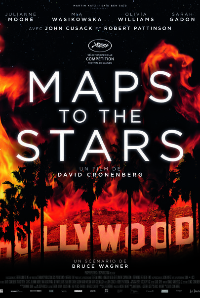Movie poster for "MAPS TO THE STARS"