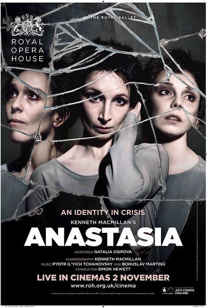 Movie poster for "ANASTASIA - ROYAL OPERA HOUSE"