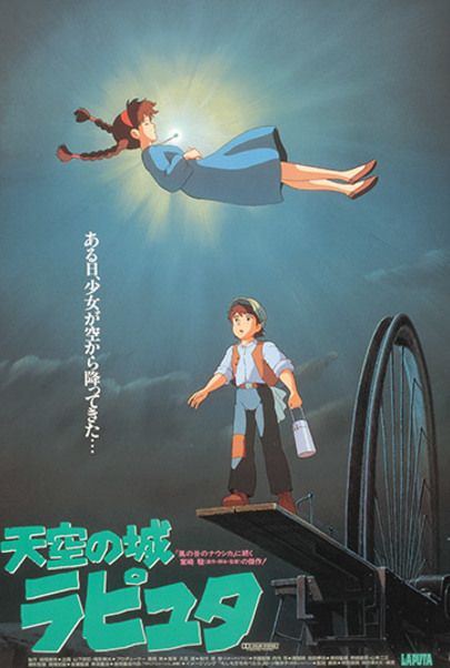 Movie poster for "CASTLE IN THE SKY"