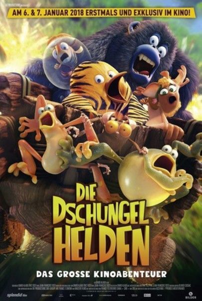 Filmplakat für "Die Dschungelhelden - Das grosse Kinoabenteuer"