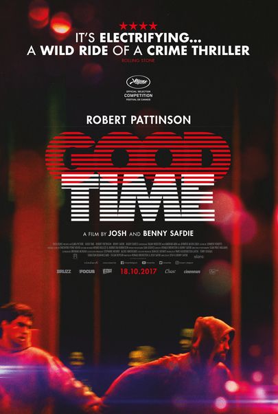 Movie poster for "GOOD TIME"