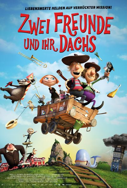 Movie poster for "Zwei Freunde und ihr Dachs"