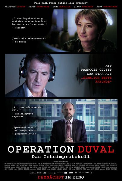 Filmplakat für "Operation Duval - Das Geheimprotokoll"